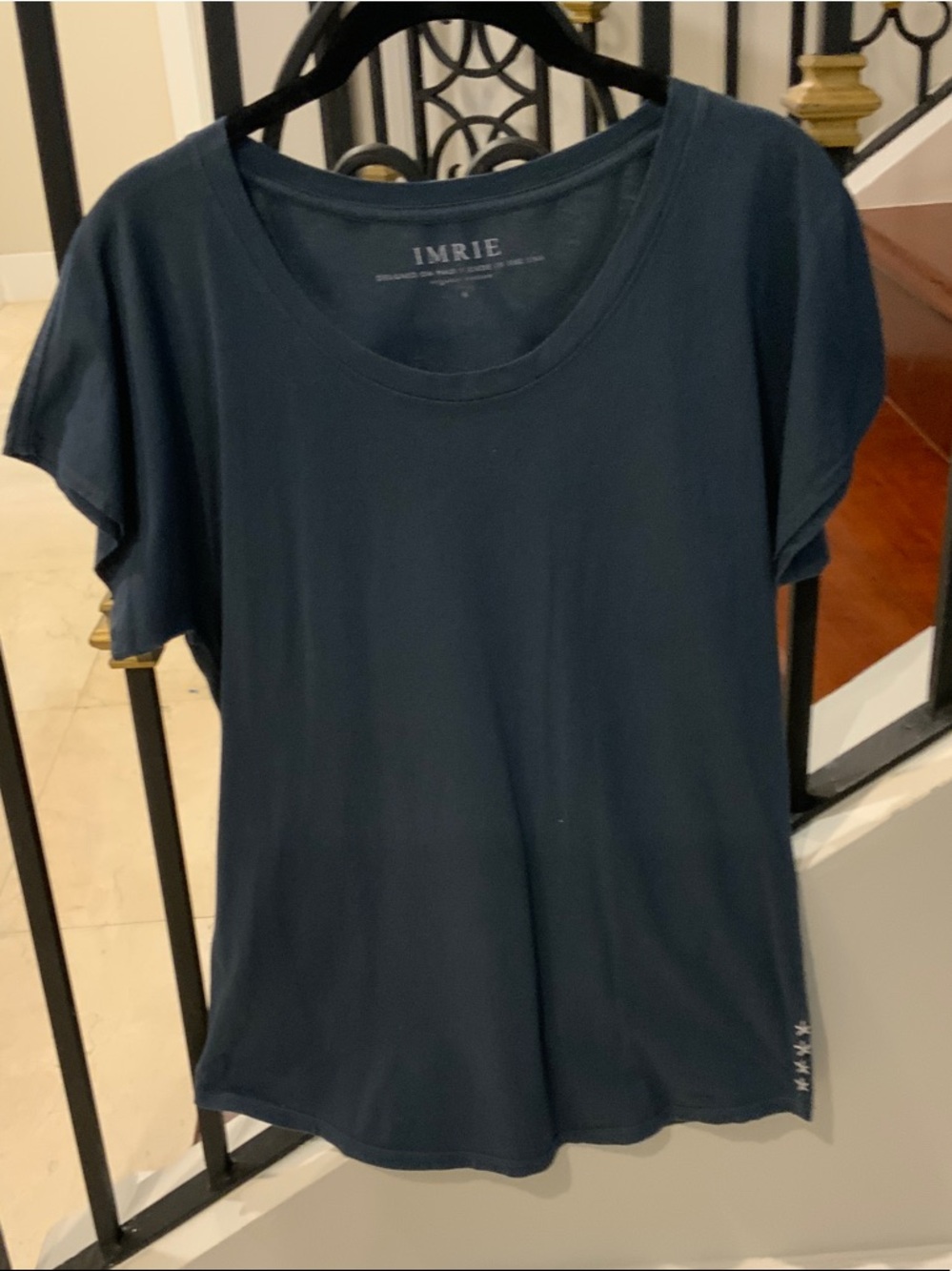 Women's Navy Short Sleeve Crewneck Tee